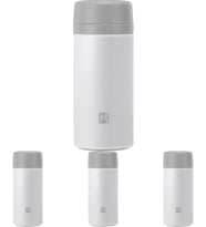 Zwilling Thermoçay Demli̇kli̇ Matara, 420 Ml  Paslanmaz Çeli̇k  Beyaz-Gri̇ 4Lü Paket (Standart)