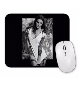 Tattoo Girl Mouse Pad