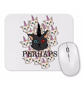 Unicorn Cat Kedi Mouse Pad