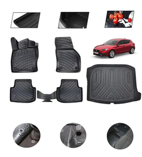 Seat Leon Manuel 2023 Model 4D Bagaj Paspas Set