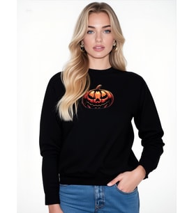 HALLOWEN UNİSEX SWEATSHİRT (Siyah)