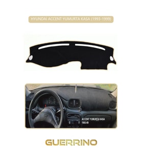 HYUNDAİ ACCENT YUMURTA KASA 1993-1999TORPİDO KORUMA HALISI BEJ KENAR