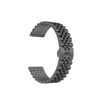 Samsung Galaxy Watch Active 2 40mm Uyumlu 20mm Kordon Paslanmaz Çelik Rolex Metal KRD-36 Kayış
