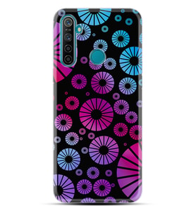 Realme 5i 5 Pro 6i 7 Pro 8 Kılıf Desemli Silikon Daireler 1751