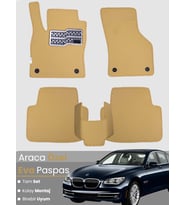 BMW 7 SERİSİ FD2-LONG (2009-2015) Uyumlu EVA Paspas Tam Set–Araca Özel,Su Geçirmez