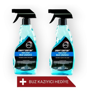 Betax Buz Çözücü Sprey 2'li Pratik Buz Kazıyıcı Hediyeli
