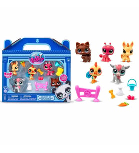 Mulvxurg  Urg02 1005103 Littlest Pet Shop Minişler 5'Li Figür Seti S1 Çiftlik Temalı - (Mulvix)