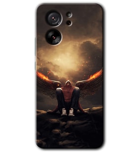 Xiaomi Mi 13T Pro Kılıf HD Desen Baskılı Arka Kapak - Wings of Power