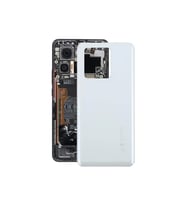 Xiaomi Mi 13T Pro Arka Kapak - Arka Pil Batarya Kapağı - 23078PND5G Uyumlu (Beyaz)