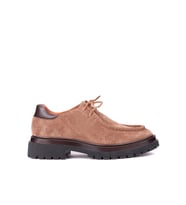 Shoetyle - Tarçın Hakiki Süet Bağcıklı Günlük Erkek Ayakkabı 115-K600