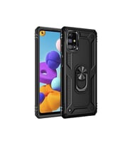 Samsung Galaxy M31S Uyumlu Kılıf Zore Vega Kapak (Siyah)