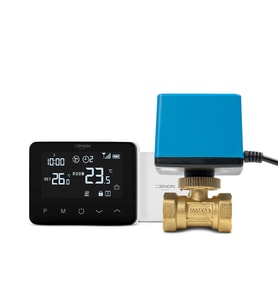 Xenon Smart Oda Termostatı ve Su Vanası  2'li Set, Wifi Mobil Kontrol, Akıllı Isıtma Otomasyonu