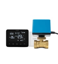 Xenon Smart Oda Termostatı ve Su Vanası  2'li Set, Wifi Mobil Kontrol, Akıllı Isıtma Otomasyonu