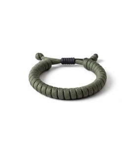 Plentiful  Paracord Bileklik Ayarlanabilir– Kamuflaj Seri  Sarma Model Yeşil
