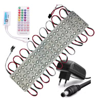 20 Adet 12 V 1,5 Watt Argb 5050 Pixel Cob Led Modül SP611E Tek Çıkışlı Sese ve Müziğe Duyarlı 3A Pla