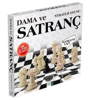 Dama ve Satranç Strateji Oyun Seti - Mavi Su Dünyası (Çok Renkli)