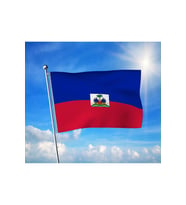 Haiti Devleti Bayrağı Premium Raşel Kumaş 100x150 cm
