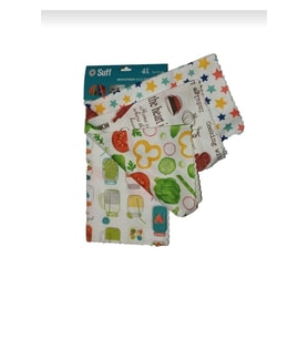 Mikrofiber 4 lü Mutfak Bezi 1 Paket (4 Adet) 32×32