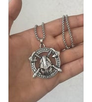 İskandinav Viking Mitoloji Sparta Savaşçısı Figürlü Kolye