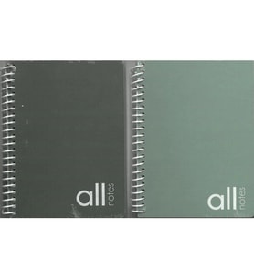 PAPİRÜS ALL NOTES SERT KAPAK SPİRALLİ 14X19 100YP. KARELİ DEFTER - TEKLİ