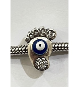 Taşlı Nazar Ayak Charm