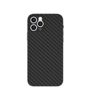 iPhone 11 Pro Kılıf ​​​​​Şık Karbon Fiber Tasarım Kılıf (Siyah)