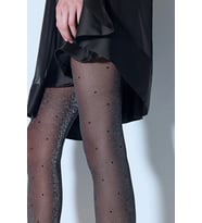 PENTİ SHINY STİL SİYAH L/XL DESENLİ KÜLOTLU ÇORAP
