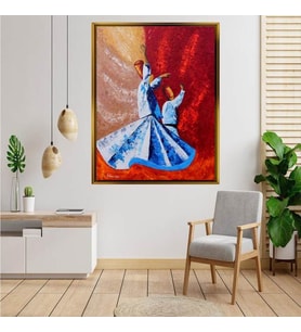 Altın  Çerçeveli tablo n1409