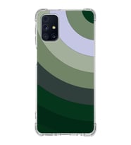 Samsung Galaxy M31s  Köşe Korumalı Antişok Kapak Renk Cümbüşü Tasarımlı  Silikon Kılıf (Şeffaf)