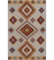Eliana Home Baskılı, Yıkanabilir Kaymaz Taban Salon Halısı LNA1470 100x150 cm (Kırmızı)