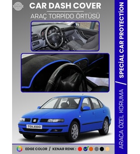 SEAT TOLEDO (1999-2005) Torpido Örtüsü Ön Göğüs Halı Torpido Koruma Birebir Uyum Kaymaz UV Koruma
