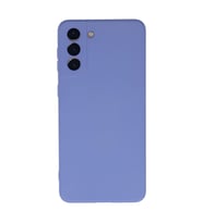Samsung Galaxy S21 Plus Kılıf Nano İçi Kadife Silikon - Lila