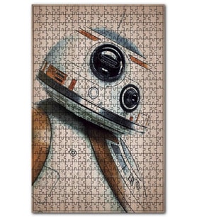 Cakapuzzle Star Wars Droid Ahşap Zeminde Görseli Puzzle Yapboz MDF (Ahşap) (120 Parça)