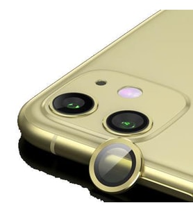 Zore iPhone 11 ile Uyumlu Metal Kamera Koruyucu Gold