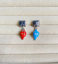 Çift Charm Ateş ve Su Mineli 0.9 mm Sevgili Bileklik