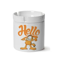 Garfield Baskılı Porselen Küllük Makinede Yıkanabilir