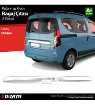 Dacia Dokker Krom Bagaj Çıtası 3 Prç. 2012 Üzeri A+ Kalite