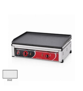 Silverinox Elektrikli Set Üstü Döküm Düz Pleyt Izgara 70 Cm 220V