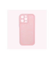 IPHONE 14 PRO MAX; DESENLİ, KENARI ÇIKNTILI, DARBE ÖNLEYİCİ, KAMERA KORUYUCU LÜKS SLİKON KILIF (Gül Kurusu)