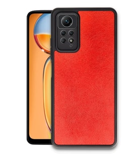 Redmi Note 12 Pro 4G Kılıf Aras Deri Kapak - Kırmızı