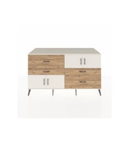 Kronos Konsol 2 Raflı 4 Çekmeceli 4 Kapaklı 176x59x99 Aytaşı-Aytaşı/Çam
