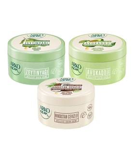 Arko Nem Değerli Yağlar Bakım Krem 250 ml 3 lü Karma Set