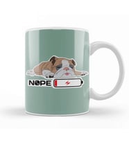 Snoozing Bulldog English Bulldog Lover Kupa Bardak Porselen