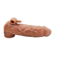 Lilitu Shop 15 cm Titreşimli Realistik Penis Kılıfı