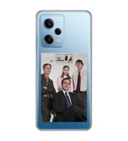 Redmi Note 12 Pro 5G Uyumlu The Office Tasarımlı Şeffaf Telefon Kılıfı