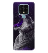 Tecno Camon 16 18P Pova Pova 3 Pova Neo Kılıf Desemli Silikon Purple Leopar 1750