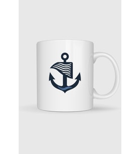 Bahriyeli Collection Logo Tasarımlı Kupa Bardak