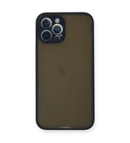 Apple iPhone 12 Pro Max Kılıf Montreal Silikon Kapak - Lacivert