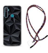 Realme 5i 5 Pro 6i 7 Pro 8 Kılıf Boyun Asklı Rasta Silikon Prizmalar 1782