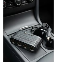 Araç İçi Güç Dağıtıcı 4 Çakmaklık 2 USB 1 Type C Şarj Ünitesi